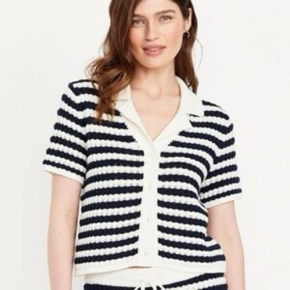 Old navy Button-Down Crochet Sweater